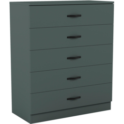 Vida Designs Riano Jasper Green 5 Drawer Chest of Drawers - thumbnail 2