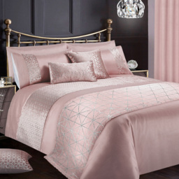 Intimates Vera Single Blush Duvet and Pillowcase Set