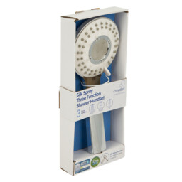 Silk Spray 3 Function Shower Head Chrome - Chrome - thumbnail 2