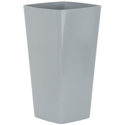 Wham Studio Cool Grey Tall Square Plastic Planter 16cm 3 Pack - thumbnail 4