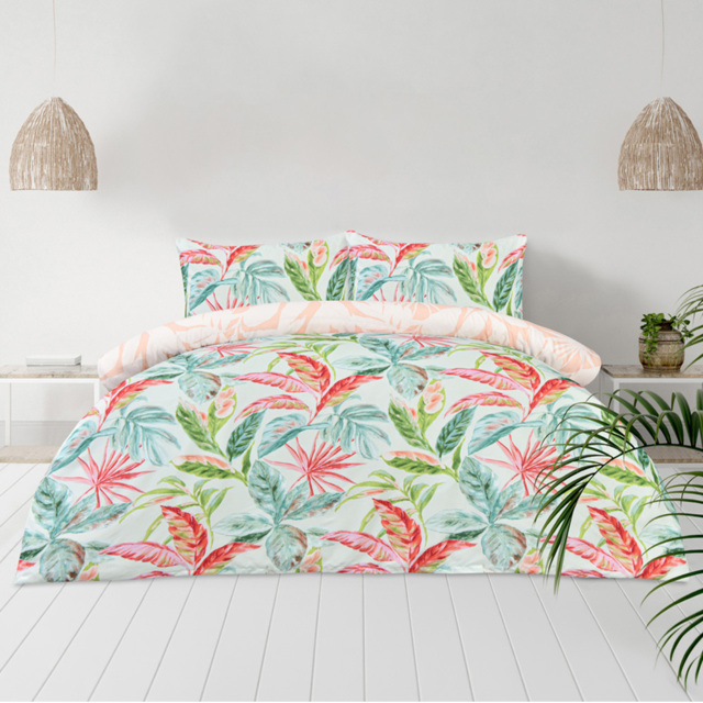 Smart Living Single Exotic Palms Duvet Set - image 1