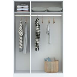 Finley 3 Door Mirrored Wardrobe - thumbnail 4
