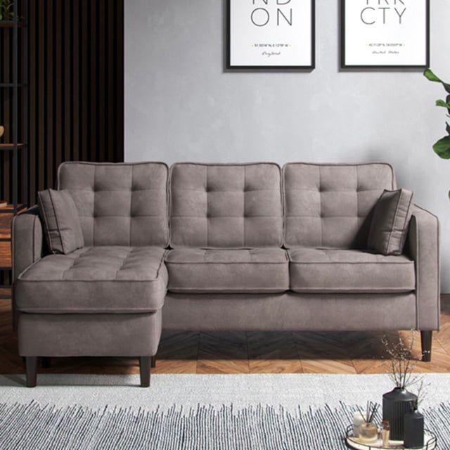 Milo Reversible Chaise Enjoy Pewter Sofa - image 1