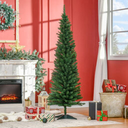 StarBright Green Artificial Pine Christmas Tree 5.9ft - thumbnail 2