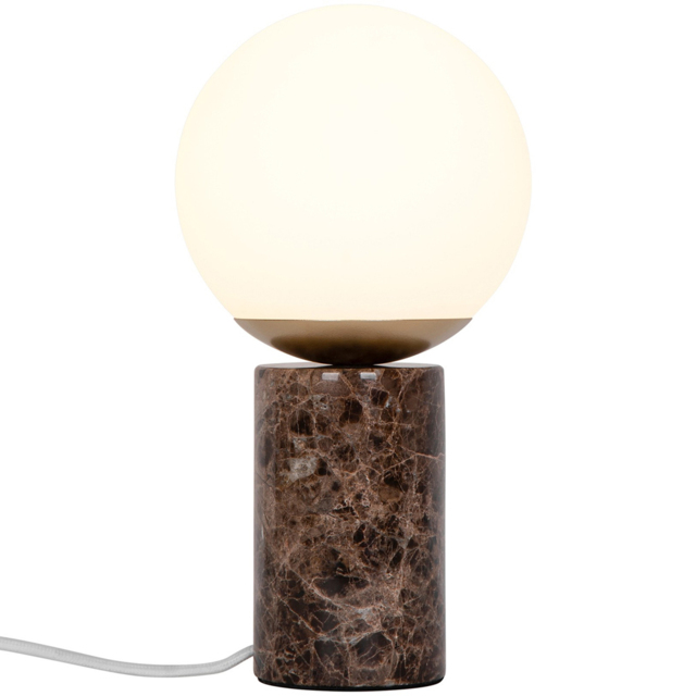 Nordlux Lilly Marble Brown Table Lamp - image 1