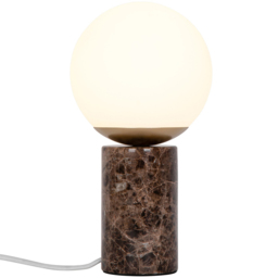 Nordlux Lilly Marble Brown Table Lamp