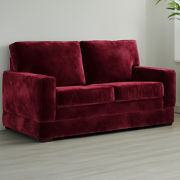 Jay-Be Urban 2 Seater Luxe Velvet Shiraz Sofa Bed with e-Pocket Mattress - thumbnail 1