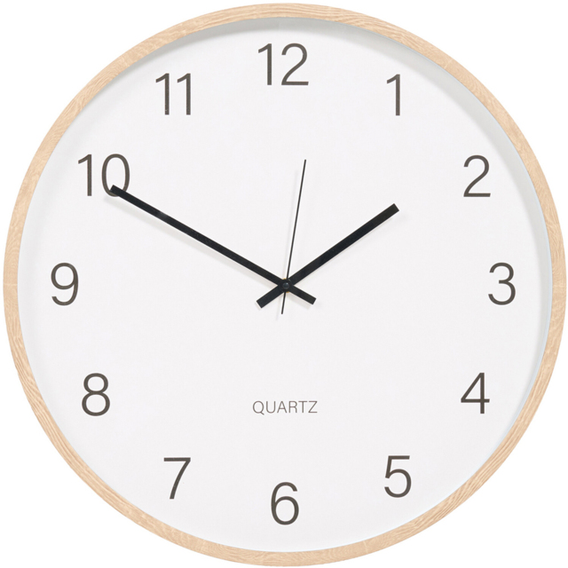 Wood Effect Frame Clock - image 1