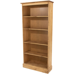 Core Products Corona 5 Shelf Pine Tall Bookcase - thumbnail 2