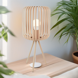 Demi Industrial Natural Table Lamp - thumbnail 2