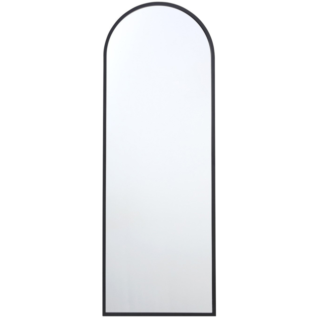 Metal Arch Dress Mirror - Black - image 1