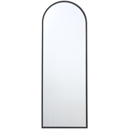 Metal Arch Dress Mirror - Black