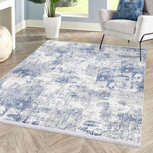 Belvedere Distressed Effect Rug - image 1