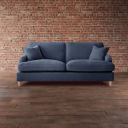 The Vienna 3 Seater Navy Sofa - thumbnail 4