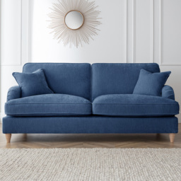 The Vienna 3 Seater Navy Sofa