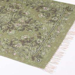 Kew Olive Green Rug 120 x 170cm - thumbnail 2