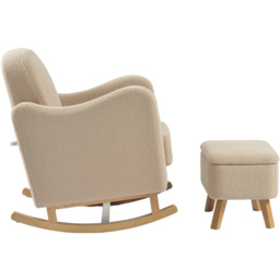 Bebe & Beyond Soother Oat Ted Nursing Chair and Stool - thumbnail 4