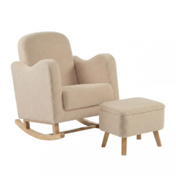 Bebe & Beyond Soother Oat Ted Nursing Chair and Stool - thumbnail 2
