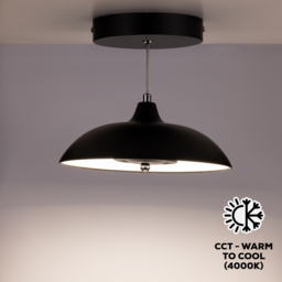 TCP Black Hanging Pendant Ceiling Light - thumbnail 4