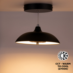 TCP Black Hanging Pendant Ceiling Light - thumbnail 3