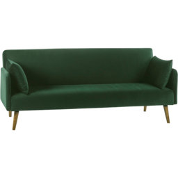 Julian Bowen Andi 3 Seater Green Sofa Bed - thumbnail 2