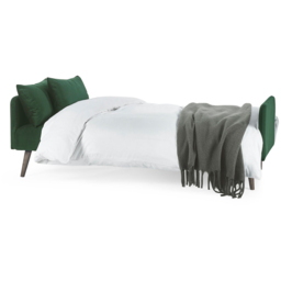 Julian Bowen Andi 3 Seater Green Sofa Bed - thumbnail 4