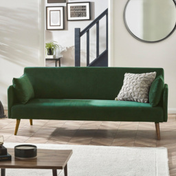 Julian Bowen Andi 3 Seater Green Sofa Bed