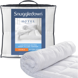 Snuggledown Luxurious Hotel Double Mattress Topper 10cm - thumbnail 1