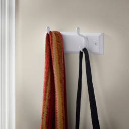 Headbourne White 2 Hook Coat Rail - thumbnail 2
