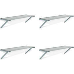 Palram Canopia Yukon Utility Shed Shelf Kit 104cm 4 Pack - thumbnail 1