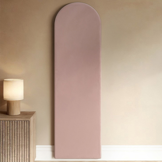 SOLACE+CO Cirrus Pink Velvet Headboard Panel - image 1