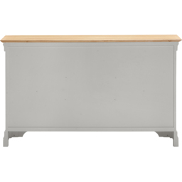 Seconique Bordeaux 2 Door 3 Drawer Pebble Grey and Oak Sideboard - thumbnail 4