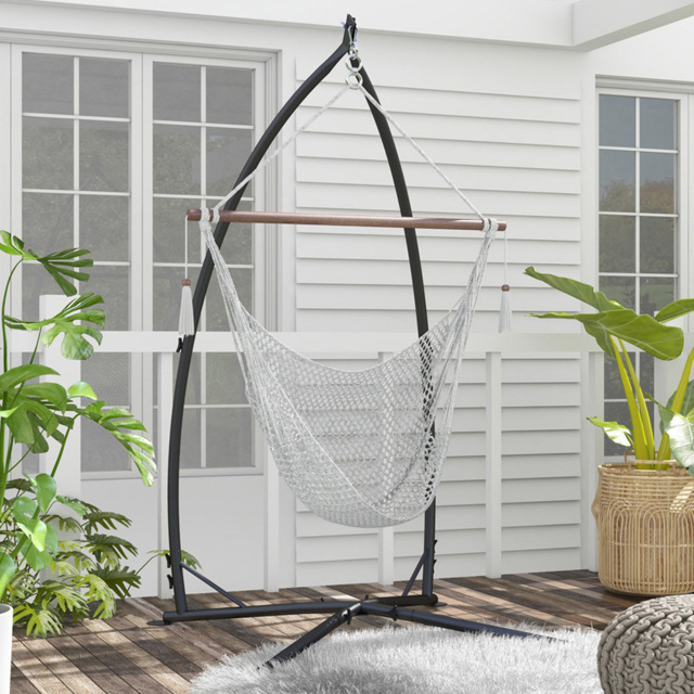 Outsunny Metal Hammock Chair Stand with Chain