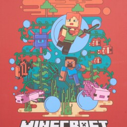 Light Up Minecraft Canvas Red - thumbnail 3