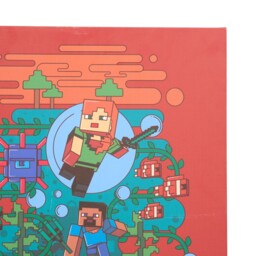 Light Up Minecraft Canvas Red - thumbnail 4
