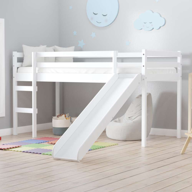 Frankie Single White Midi Sleeper with Slide - image 1