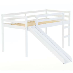 Frankie Single White Midi Sleeper with Slide - thumbnail 3