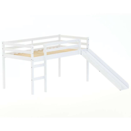 Frankie Single White Midi Sleeper with Slide - thumbnail 2