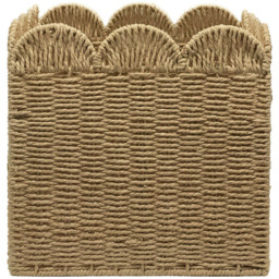 Homebase Scalloped Paper Rope Cube Storage Insert 2 Pack - thumbnail 3