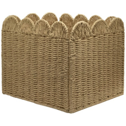 Homebase Scalloped Paper Rope Cube Storage Insert 2 Pack - thumbnail 4