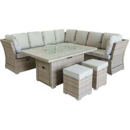 New Hampshire 9 Seater Firepit Set - Natural - thumbnail 4