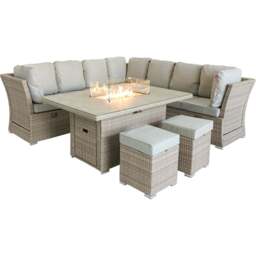 New Hampshire 9 Seater Firepit Set - Natural - thumbnail 2