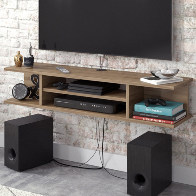 Decorotika Pivot 4 Shelf Oud Floating TV Unit - image 1
