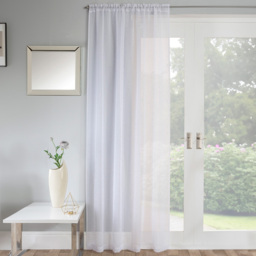 White Jewel Panel Viole Curtain 229 x 140cm - thumbnail 1