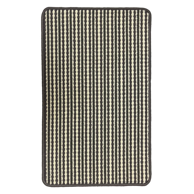 Black and White 50 x 80cm Geo Triangle Washable Doormat - image 1