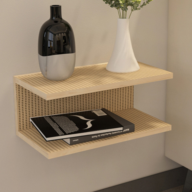 Decorotika Ramira 2 Shelf Hazeran Floating Bedside Table - image 1