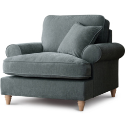 The Victoria Charcoal Armchair - thumbnail 2