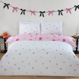 Bowtique Pumpkins Duvet Set Pink Single - thumbnail 1