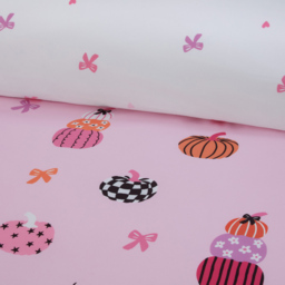 Bowtique Pumpkins Duvet Set Pink Single - thumbnail 3