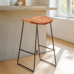 Premier Housewares New Foundry Industrial-Style Bar Stool - thumbnail 3